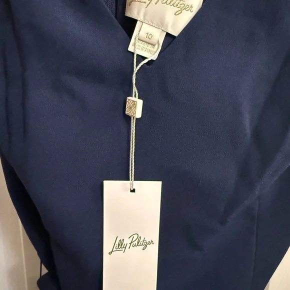 Lilly Pulitzer Navy Blue Jannah Jumpsuit - Picture 4 of 5